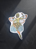 Veiled lady fairy sticker