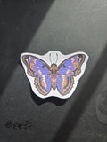 Purple emperor butterfly sticker