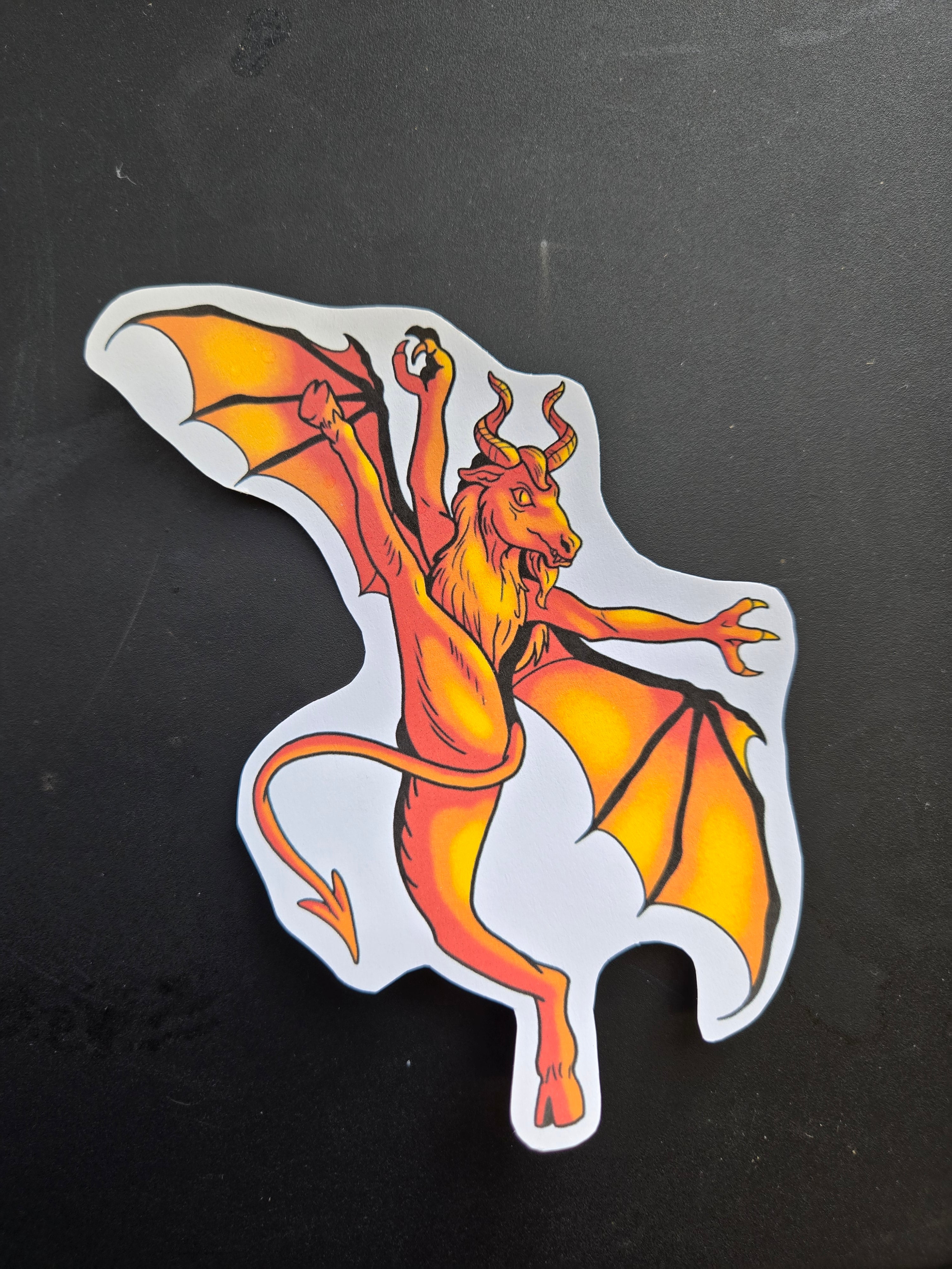 New Jersey devil sticker