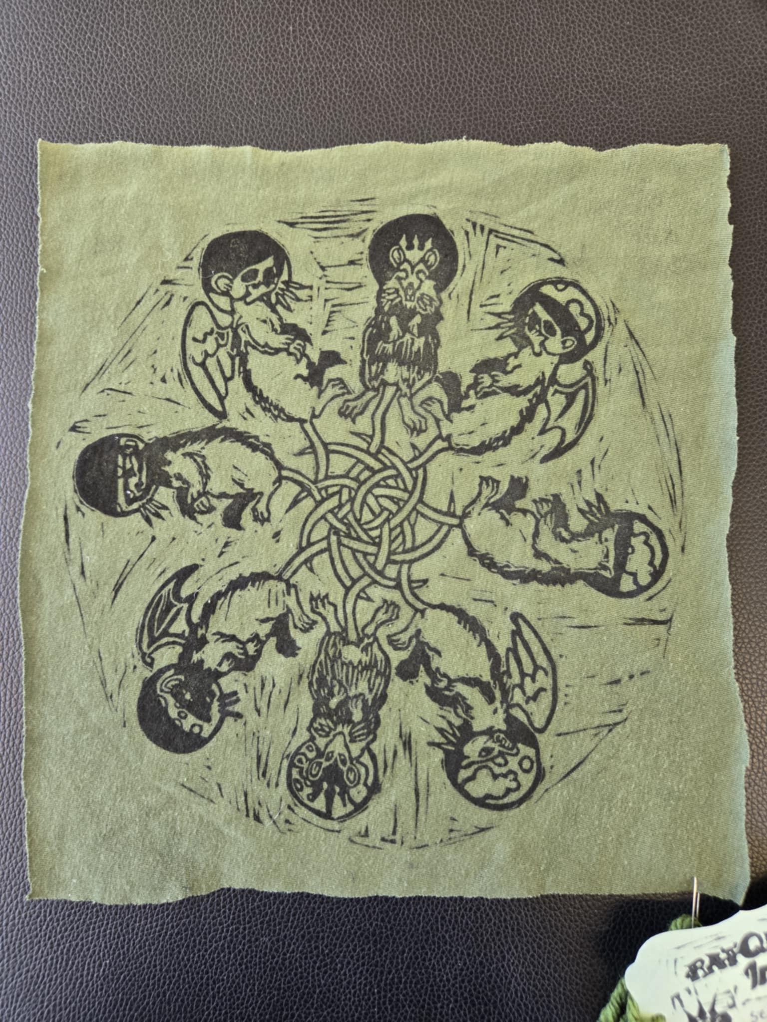 RatQueen moon phase patch